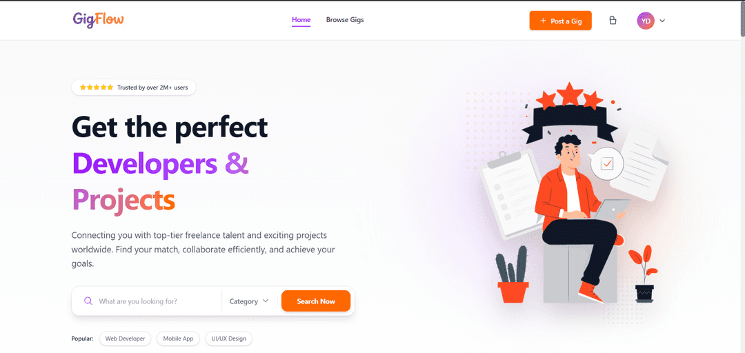 GigFlow – Real-Time Gig Marketplace